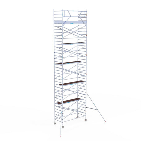 Rolsteiger Original  135x305 12,2m werkhoogte carbon vloer tegen de gevel