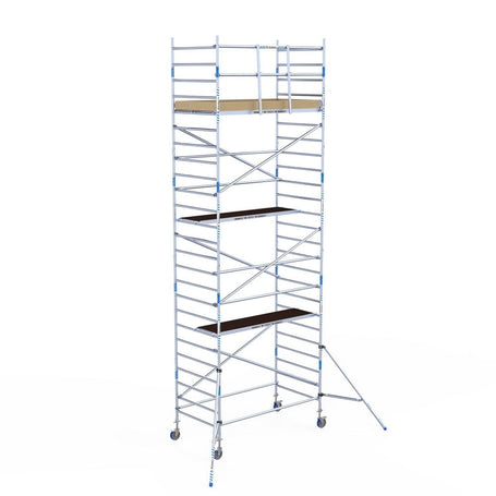 Rolsteiger Alumexx Light 135x250 8,2m werkhoogte tegen de gevel