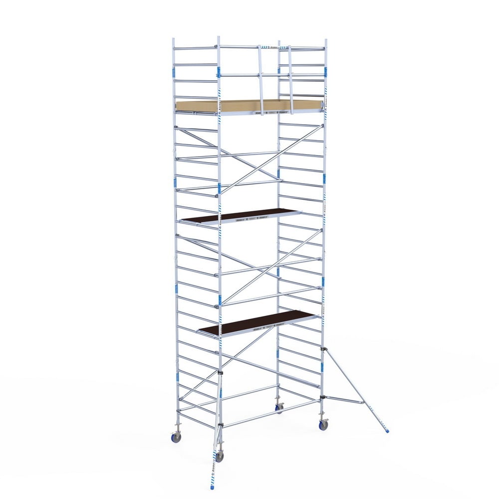 Rolsteiger Alumexx Light 135x250 8,2m werkhoogte tegen de gevel