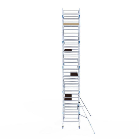 Rolsteiger Alumexx Light 135x250 10,2m werkhoogte tegen de gevel