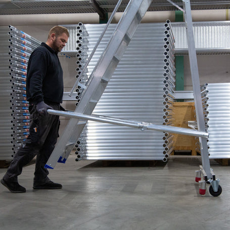 Eurostairs Magazijntrap "Easy" met 6 treden