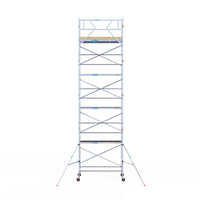 Rolsteiger Basic 135x250 10,2m werkhoogte tegen de gevel