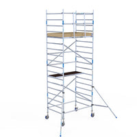Rolsteiger Alumexx Light 135x190 6,2m werkhoogte tegen de gevel