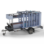 Steigeraanhanger afsluitbaar 305 + Rolsteiger Standaard 135x305 12,2m werkhoogte
