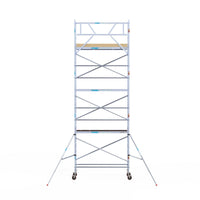 Rolsteiger Basic 75x250 8,2m werkhoogte tegen de gevel