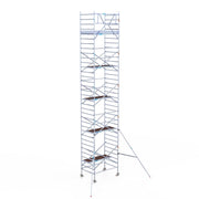 Rolsteiger Original  135x190 11,2m werkhoogte carbon vloer tegen de gevel