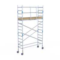 Rolsteiger Alumexx Light 75x250 5,2m werkhoogte tegen de gevel