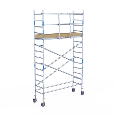 Rolsteiger Alumexx Light 75x250 5,2m werkhoogte tegen de gevel