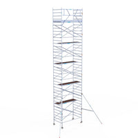 Rolsteiger Original  135x250 12,2m werkhoogte carbon vloer tegen de gevel