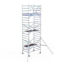 Rolsteiger Original  135x190 7,2m werkhoogte carbon vloer tegen de gevel