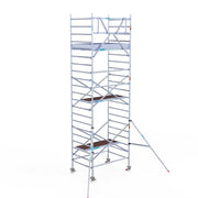 Rolsteiger Original  135x190 7,2m werkhoogte carbon vloer tegen de gevel