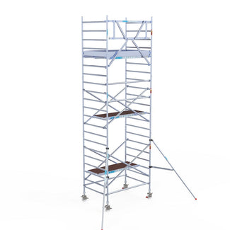 Rolsteiger Original  135x190 7,2m werkhoogte carbon vloer tegen de gevel