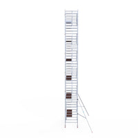 Rolsteiger Professional 135x305 13,2m werkhoogte tegen de gevel