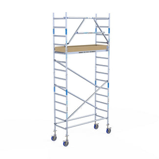 Rolsteiger Alumexx Extra 75x190 5,2m werkhoogte tegen de gevel