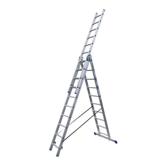 Alumexx driedelige Reformladder 3x10 sporten