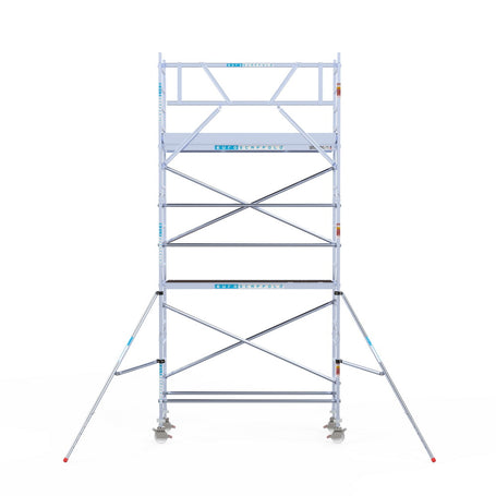 Rolsteiger Original  75x250 6,2m werkhoogte carbon vloer tegen de gevel