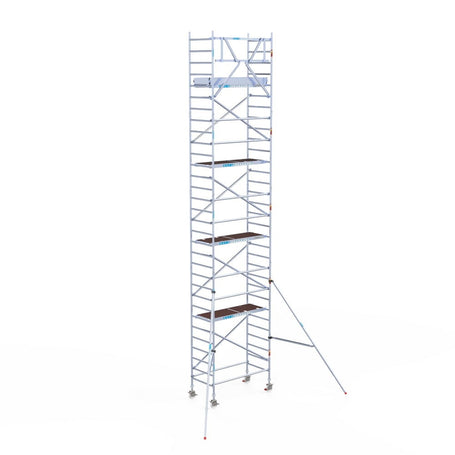 Rolsteiger Original  90x190 10,2m werkhoogte carbon vloer tegen de gevel