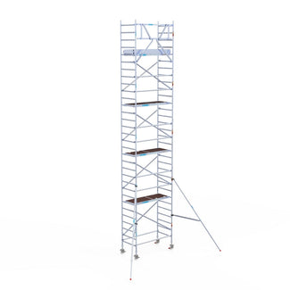 Rolsteiger Original  90x190 10,2m werkhoogte carbon vloer tegen de gevel