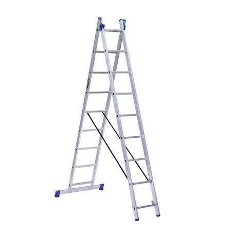 Alumexx tweedelige Reformladder 2x9 sporten