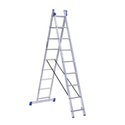 Alumexx tweedelige Reformladder 2x9 sporten