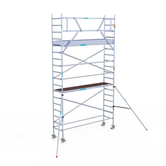Rolsteiger Original  75x305 6,2m werkhoogte carbon vloer tegen de gevel