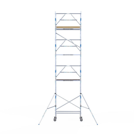 Rolsteiger Alumexx Extra 75x190 9,2m werkhoogte tegen de gevel