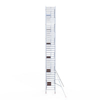 Rolsteiger Professional 135x190 13,2m werkhoogte carbon vloer tegen de gevel