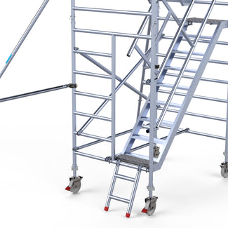Rolsteiger doorloopframe voor trappentoren