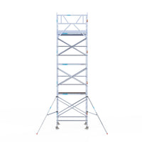Rolsteiger Original  135x190 8,2m werkhoogte carbon vloer tegen de gevel
