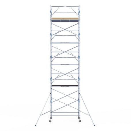 Rolsteiger Alumexx Extra 135x250 11,2m werkhoogte tegen de gevel