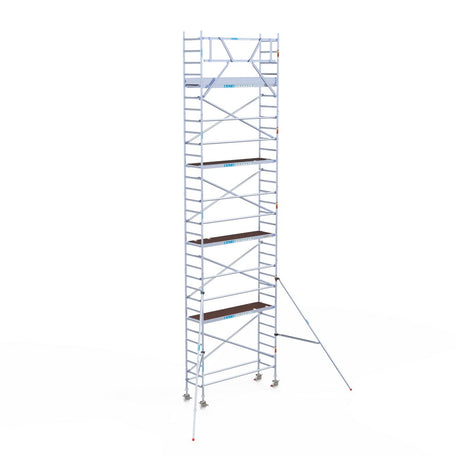 Rolsteiger Original  75x250 10,2m werkhoogte carbon vloer tegen de gevel