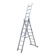 Alumexx driedelige Reformladder 3x8 sporten
