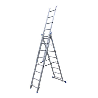 Alumexx driedelige Reformladder 3x8 sporten