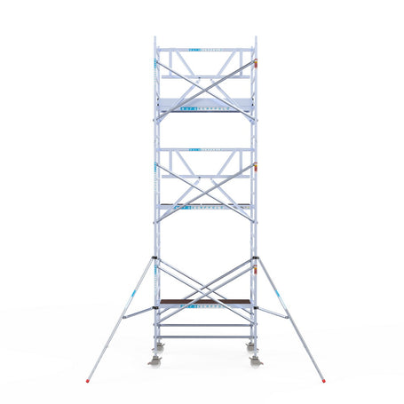Rolsteiger Professional 135x190 7,2m werkhoogte carbon vloer tegen de gevel