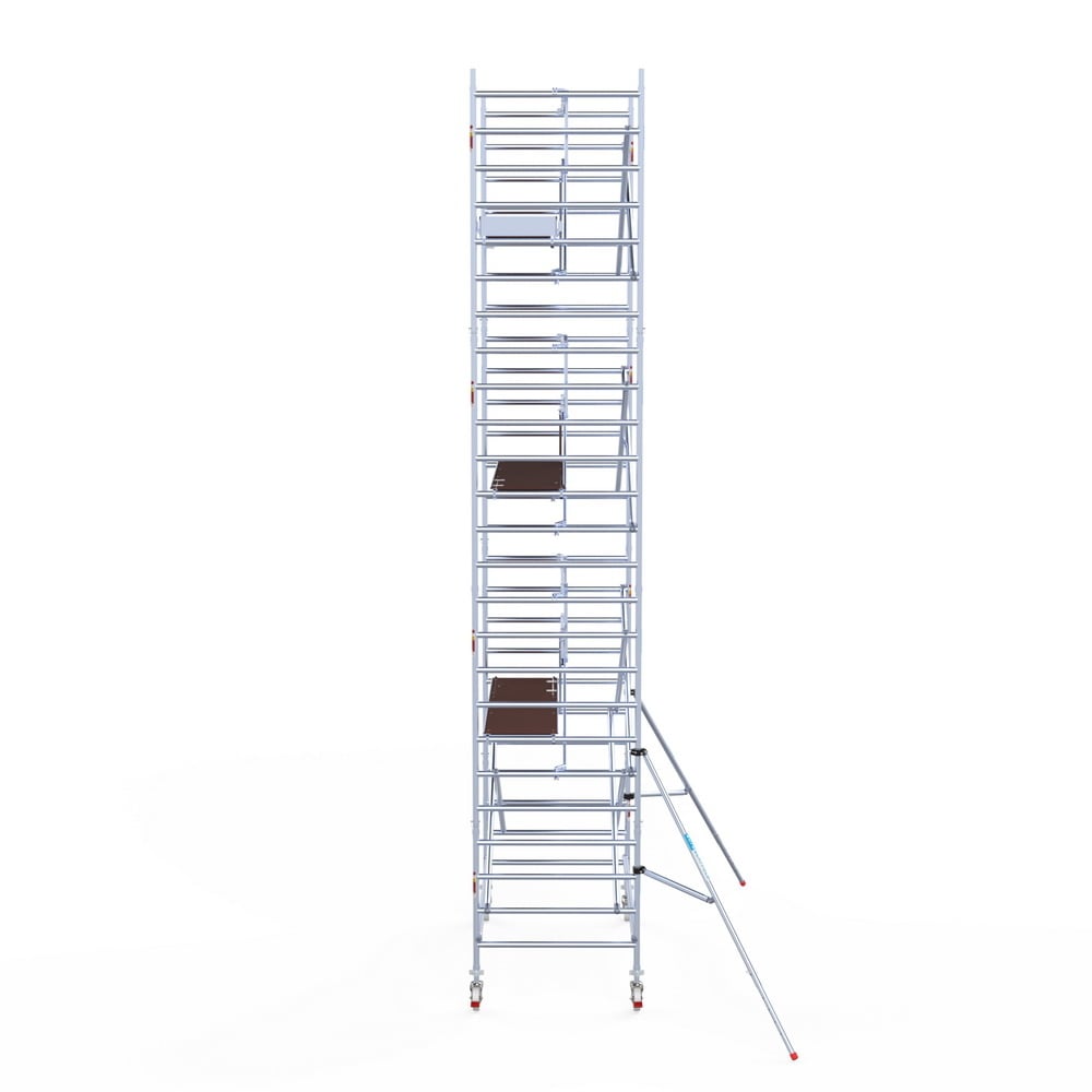 Rolsteiger Professional 135x250 8,2m werkhoogte carbon vloer tegen de gevel