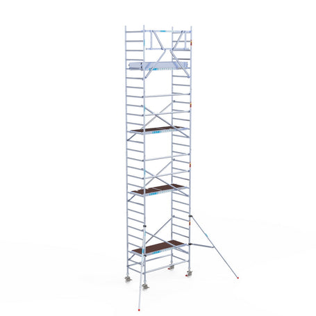 Rolsteiger Original  90x190 9,2m werkhoogte carbon vloer tegen de gevel