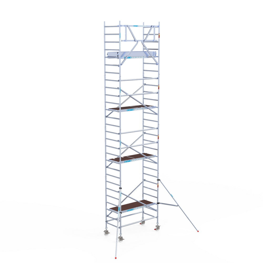 Rolsteiger Original  90x190 9,2m werkhoogte carbon vloer tegen de gevel