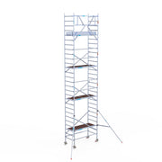 Rolsteiger Original  90x190 9,2m werkhoogte carbon vloer tegen de gevel