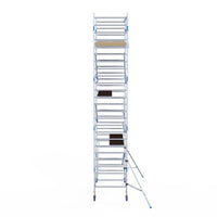 Rolsteiger Alumexx Light 135x250 8,2m werkhoogte tegen de gevel