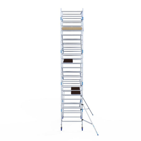 Rolsteiger Alumexx Light 135x250 8,2m werkhoogte tegen de gevel