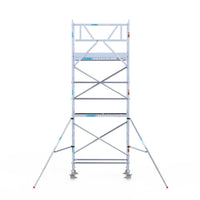 Rolsteiger Original  75x190 6,2m werkhoogte carbon vloer tegen de gevel