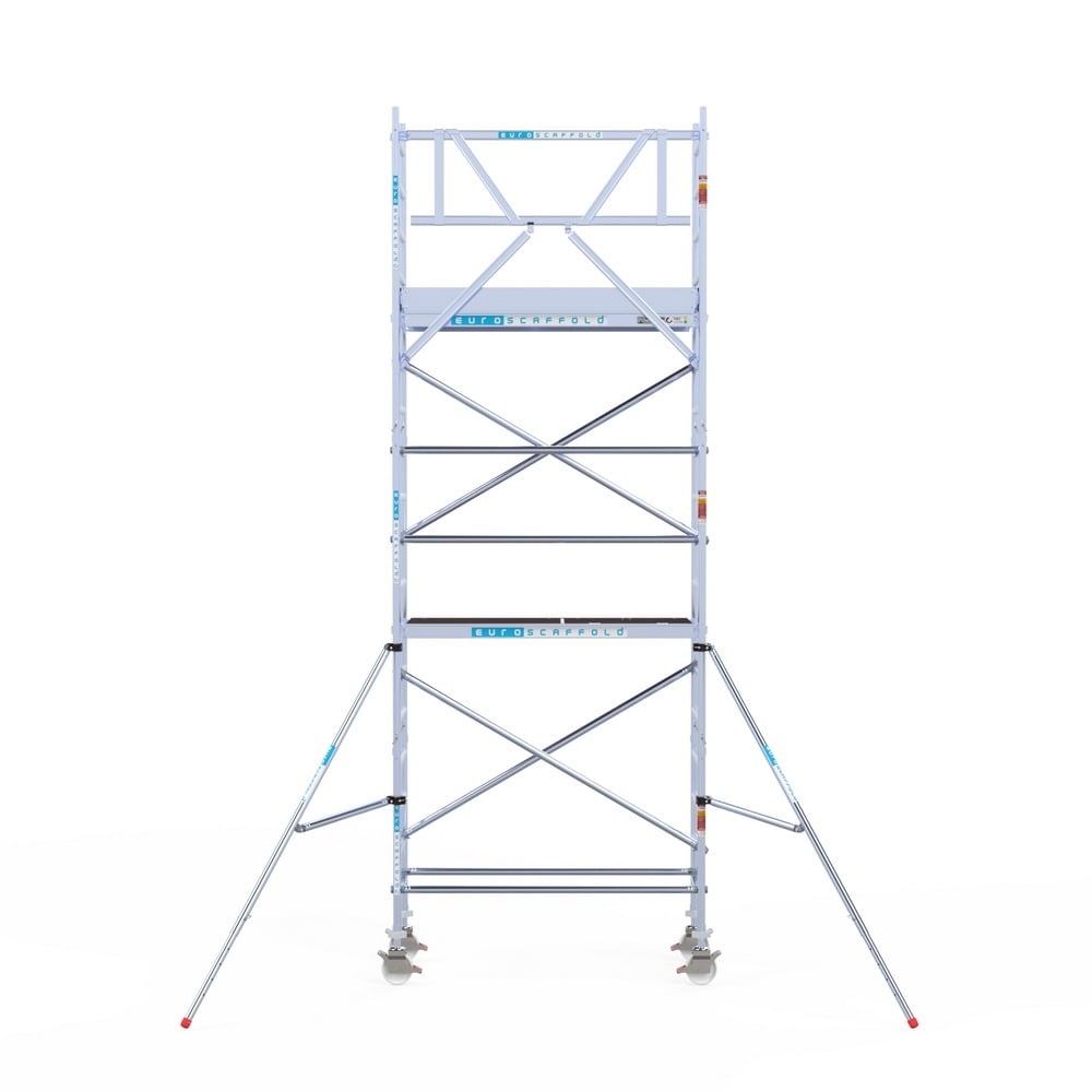 Rolsteiger Original  75x190 6,2m werkhoogte carbon vloer tegen de gevel