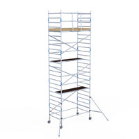 Rolsteiger Alumexx Light 135x250 8,2m werkhoogte tegen de gevel