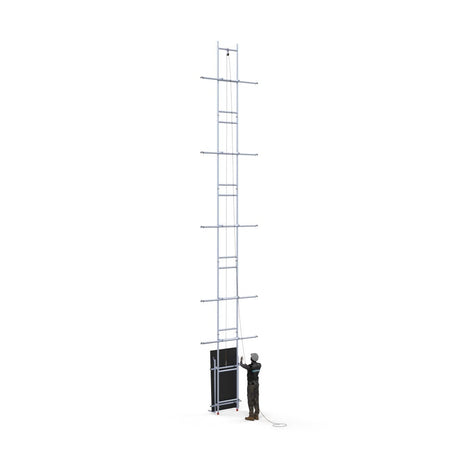 Zonnepanelen Steiger 135x305 10,2m werkhoogte, inclusief Solar lift