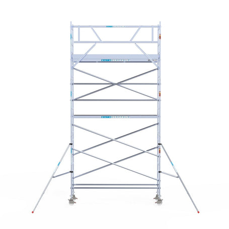 Rolsteiger Original  75x305 7,2m werkhoogte carbon vloer tegen de gevel