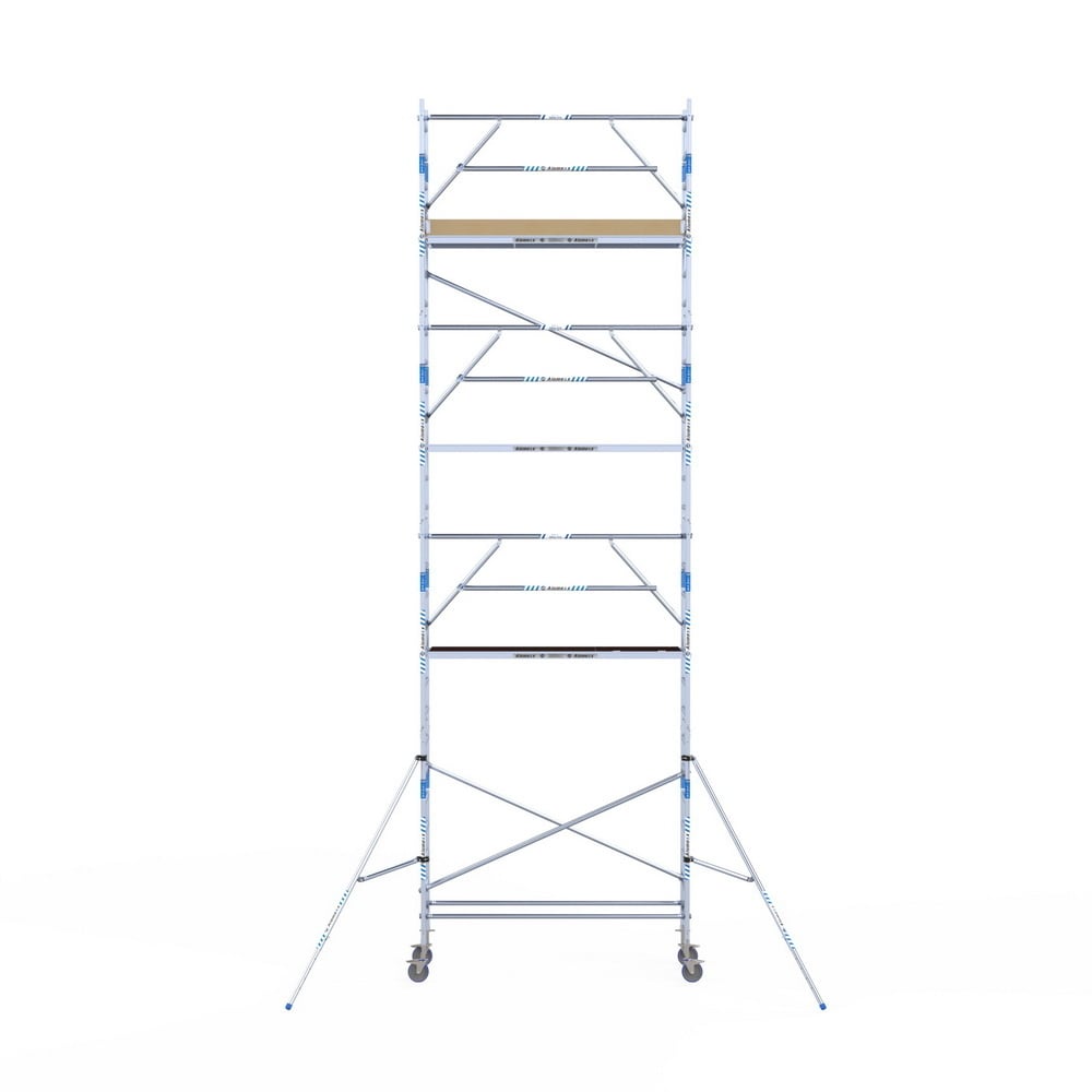Rolsteiger Alumexx Extra 75x250 9,2m werkhoogte tegen de gevel