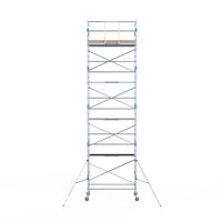 Steigeraanhanger Afsluitbaar 250 + Rolsteiger Alumexx Light 135x250 10,2m werkhoogte