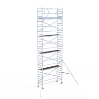 Rolsteiger Original  90x305 10,2m werkhoogte carbon vloer tegen de gevel