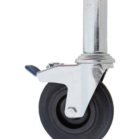 Kamersteigerwiel 125 mm zwart