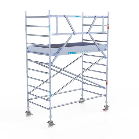 Rolsteiger Original  135x250 4,2m werkhoogte carbon vloer tegen de gevel